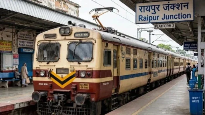 रायपुर-कुरूद के बीच दौड़ेंगी दो मेमू ट्रेनें