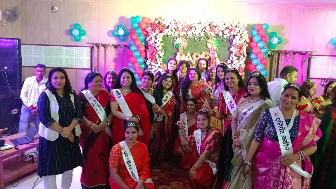 तीज के रंग में रंगा रायपुर प्रेस क्लब