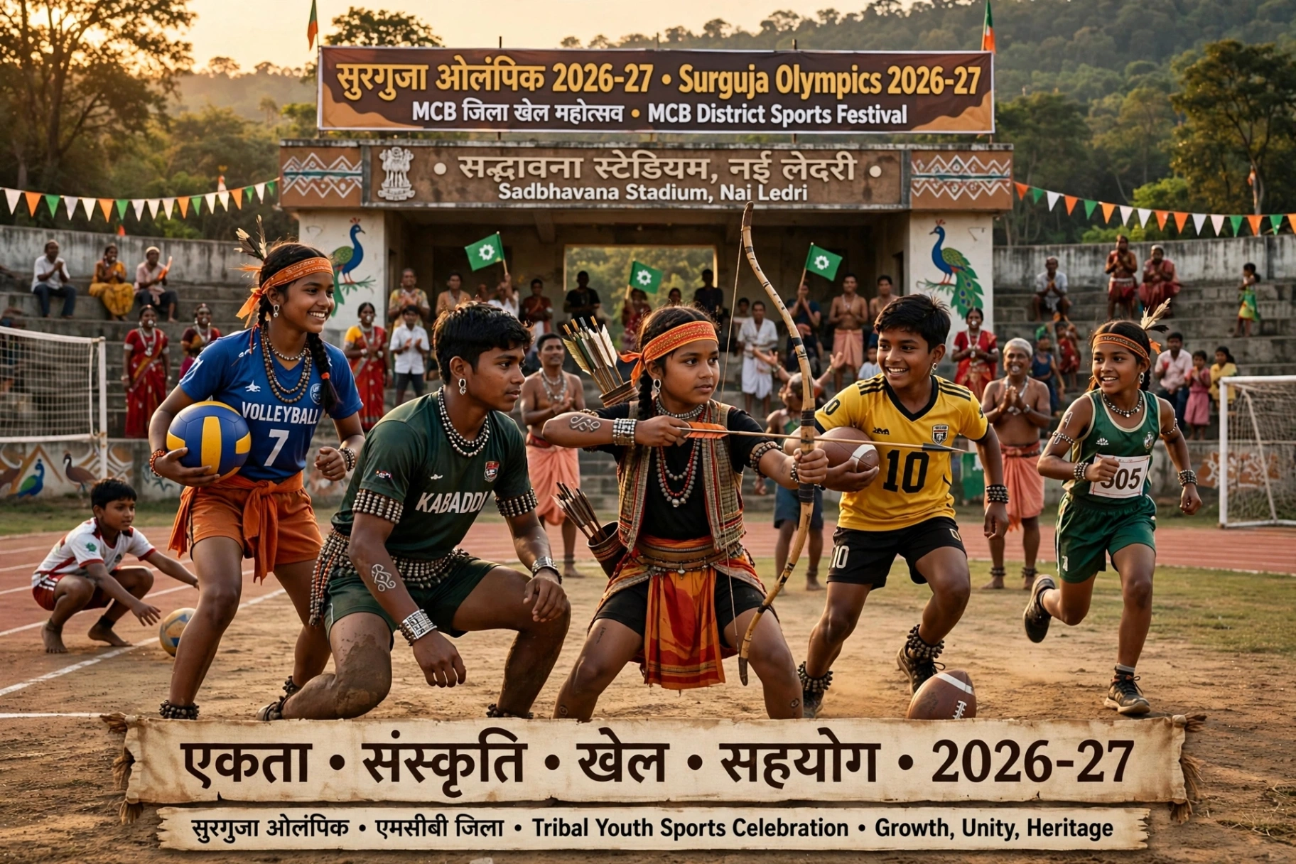 रायपुर : सरगुजा ओलंपिक 2026-27 का खेल महाकुंभ